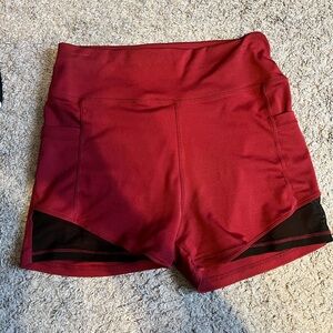 3/$15 Women's Red Athletic Shorts